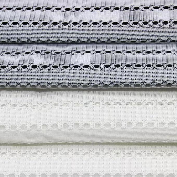 320gsm 75D स्पेसर मेष कपड़े हल्के पॉलिएस्टर मेष कपड़े खेल के लिए 3